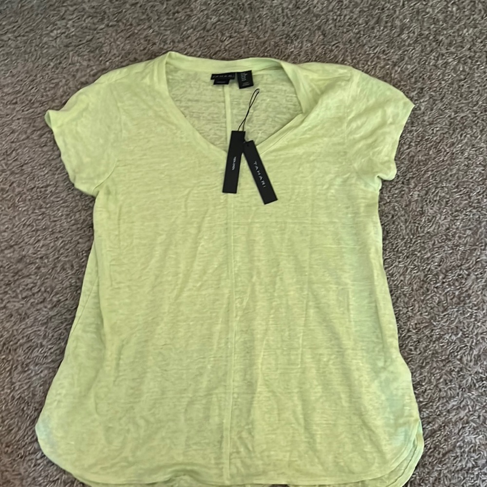 Tahari Linen Tee